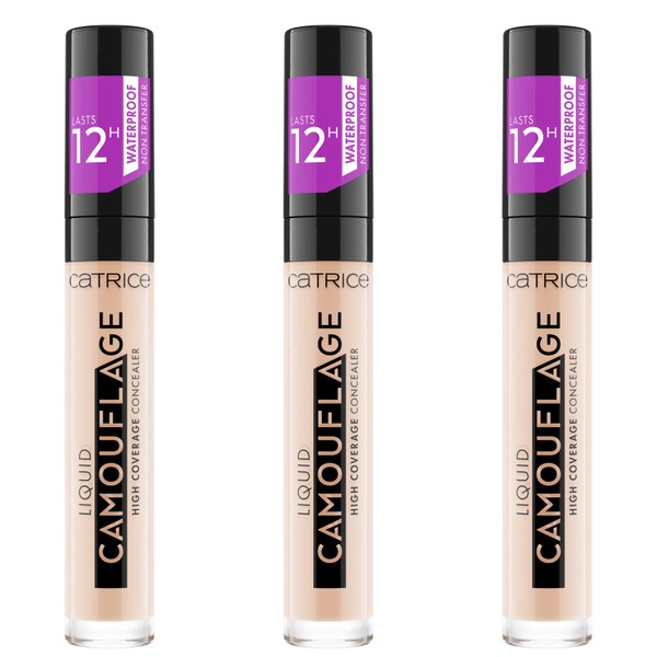 Catrice Liquid Camouflage High Coverage Concealer (3 x 5 ml),