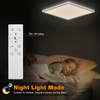 LEZOE 12 Inch LED Flush Mount Ceiling Light Dimmable with