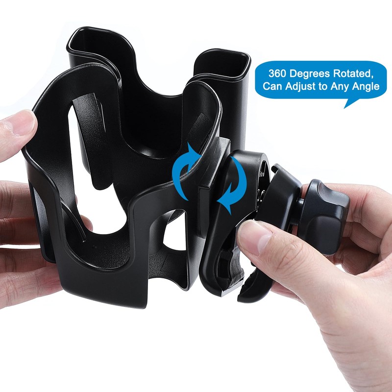 Accmor Stroller Cup Holder with Phone Holder, Bike Cup Holder,