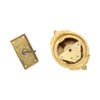 Antique Replica Non Electric Solid Brass Hand Crank Twist Doorbell