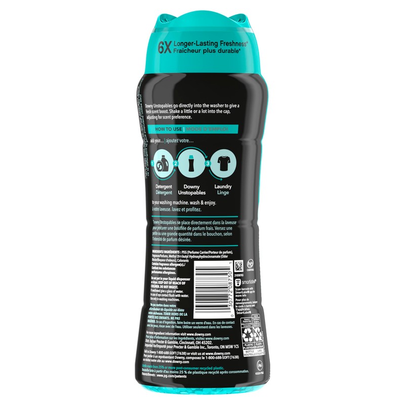 Downy Unstopables In-Wash Scent Booster Beads, FRESH, 18.2 oz