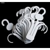 HAND ® No.4 Plastic White Shoe Slipper Display Hangers Drying