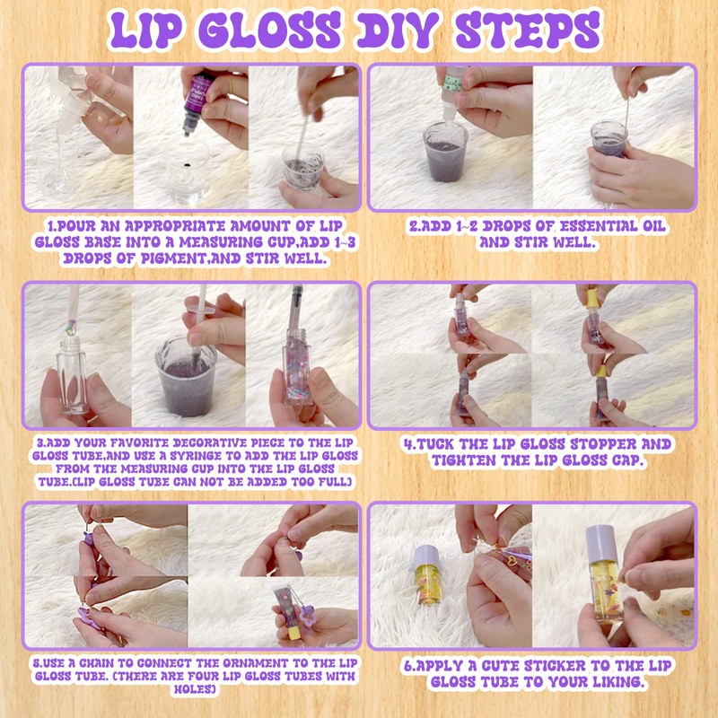 Dewiitine Lip Gloss Making Kit, DIY Lip Gloss Base to