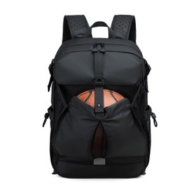 UTIAMIAOGONGO Basketball Backpack with Ball and Shoes Compartment Large Basketball Bag Backpack for Men Women Fit Volleyball, Soccer, Football, Sports Training Equipment Bags, Black