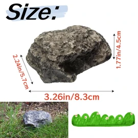 Key Hider Outside, Rock Holder for Outdoor, Hide Your Spare in The Stone, Waterproof for Garden, Backyard, Lawn, Doorway
