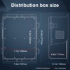 Namunanee Outdoor Electrical Junction Box, ABS Water Resistant Enclosure with