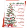 OJsensai Funny Christmas Card for Granddaughter