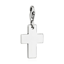 NKlaus Charm Pendant Decorative 925 Silver Pendant for Bracelets, Necklaces or Silver Jewellery Lucky Charm Jewellery Pendant, Silver