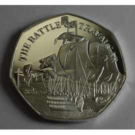 The Commemorative Coin Company Vice Admiral Horatio Nelson & The Battle of Trafalgar Silver Commemorative Coin. Mint State, 8g, 27mm, 99.9% Silver. Collectible Coin.