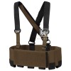 KRYDEX Concealed Carry Low-Vis Ready Chest Rig Elastic Cummerbund Coyote