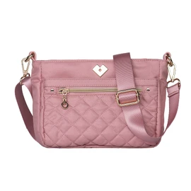 LuckyLy Bolsa Crossbody de Mujer Versátil, Ligera, Repelente al Agua y con Múltiples Compartimentos, Bolsa Bandolera de Mano y al Hombro tipo Mensajero de Viaje – Modelo Jenny, Color Rosa