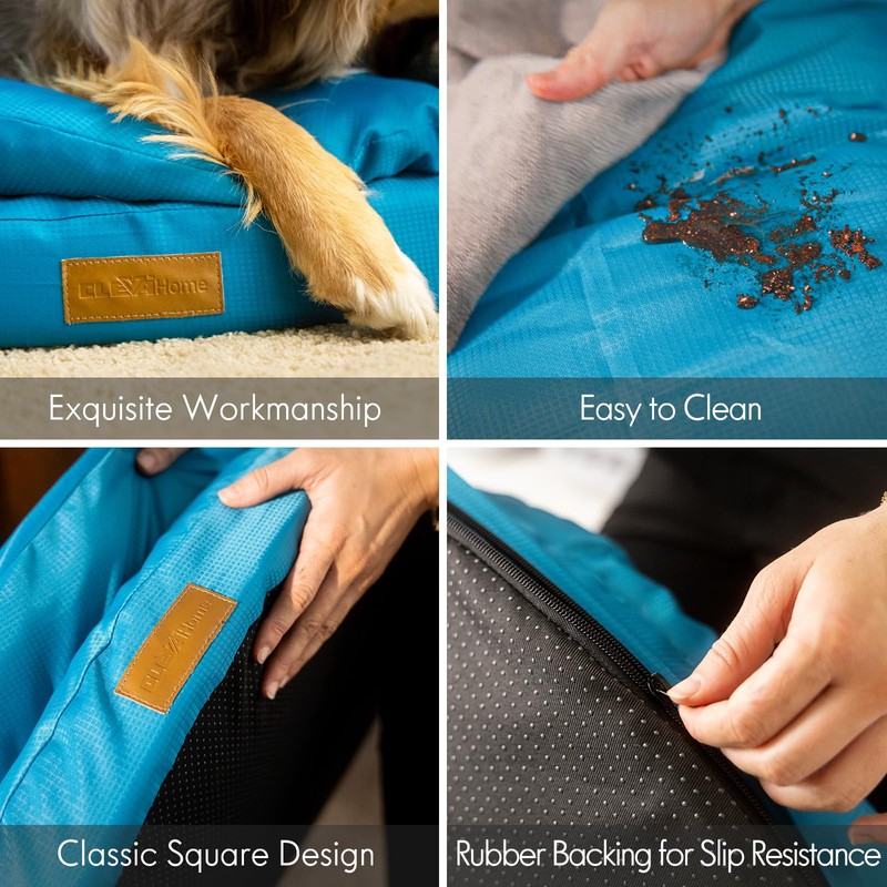 ClevaHome Orthopedic Dog Bed for Large Dogs, Dual Layer Water