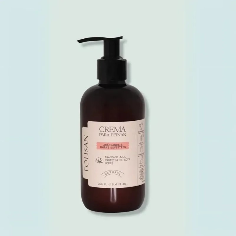 Crema Para Peinar Arándanos Y Moras Silvestres Folisan 250ml