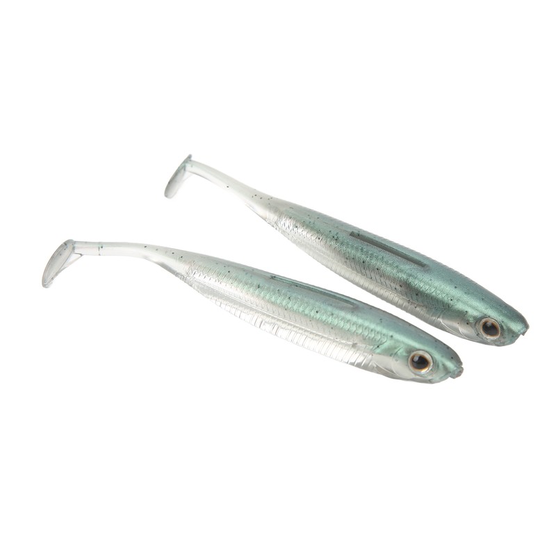 5Pcs Simulated Soft Fish Bait 3D Eyes Environmentally Friendly Silicone