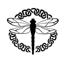 Celtic Dragonfly Vinyl Decal Sticker