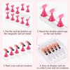 Etercycle Nail Stand Acrylic Nail Art Display Stand Practice Nail