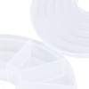10Pcs Rainbow Shaped Transparent Storage Box Dust Proof Storage Box