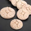 MUXSAM 10Pcs 3cm Wood Carved Applique Onlay for Decoration Furniture