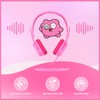Booma Beats Wired Headphones for Kids, 3.5mm Plug (Pink)