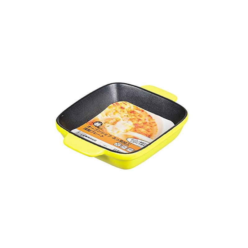 Pearl Metal L-1822 Oven Chef Fluorine Heat Resistant Deep Plate