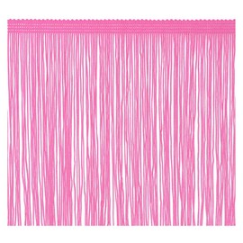Fringe Trim Tassel 8 inch Wide 2 Yards Long for Clothes Accessories Latin Wedding Dress DIY Decoration… (Pink)