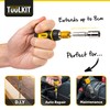 Tuulkit 18 Piece Ratchet T-Handle Screwdriver Set, Portable Tool Kit