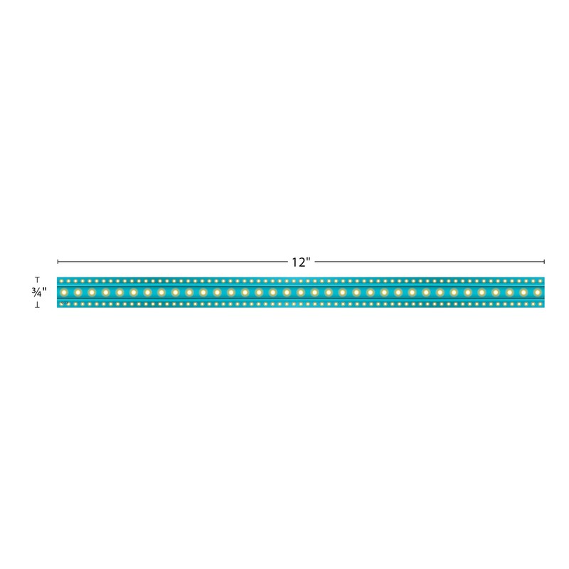 Teacher Created Resources Light Blue Marquee Magnetic Strips (TCR77307)
