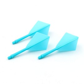 CUESOUL ROST Integrated Dart Shaft and Flights Medium,Blue Diamond Shape,Set of 3