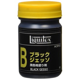 Liquitex Acrylic Paint, Likitex Black Gesso Black, 1.7 fl oz (50 ml)