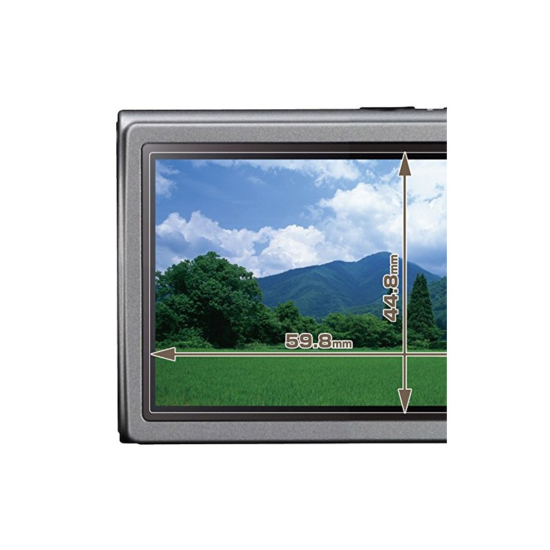 HAKUBA DGFA-30GP LCD Protective Film, Fingerprint Reduction Film, 3.0 Inch