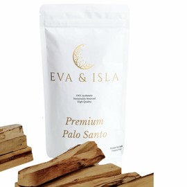 Eva & Isla Premium Thick 7-Piece Palo Santo Sticks Ethically Certified & Sustainably Sourced Holy Wood for Cleansing and Aromatic Bliss Bursera