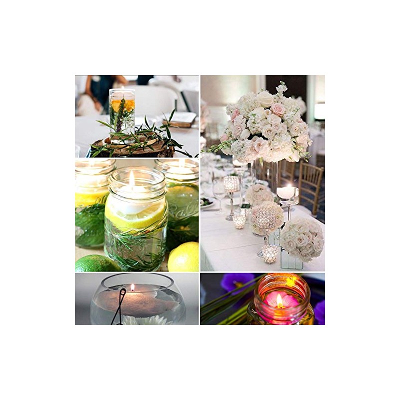 Un-Candle Floating Candles 3 Float & 100 Wicks Candle Kit