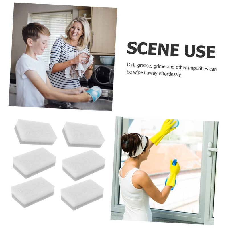 Alipis 10pcs Dish Sponges Kitchen Cleaning Sponges Strong Descaling Multi-use