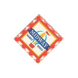 COUNTY FAIR BEVERAGE NAPKIN - Party Supplies - 16 Pieces