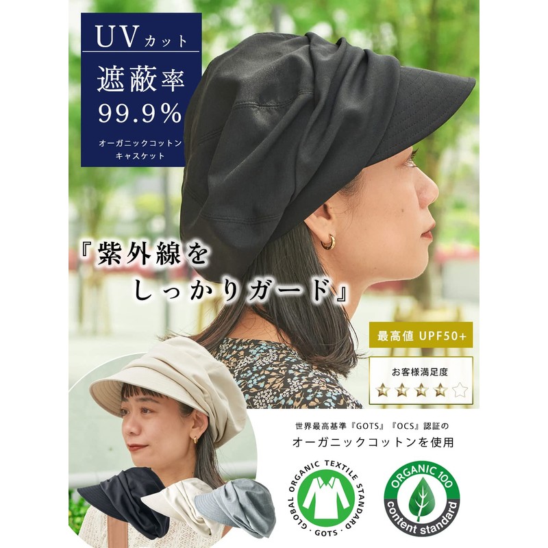 CHARM Women's Medical Hat, Spring and Summer, UV Protection, One