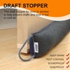 TORRAMI 30" Door Draft Stopper Under Bottom Insulation Noise Air