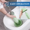 Professional Toilet Plunger, High Pressure Unclogger with Curved Head Design,
