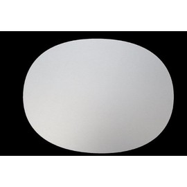 Vogt Foliendruck GmbH Table Mat Set Transparent Oval 4-Piece Washable Place Mat Set