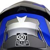 Vega Holeshot Full Face Helmet 53078-024, Air Droid Blue, Large