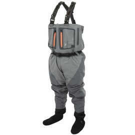 FROGG TOGGS Pilot II Breathable Stockingfoot Wader,Slate/Gray Small