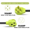 AOWEITOUR Welder Plug Adapter,NEMA 14-50P to NEMA 6-50R,4 Prong to