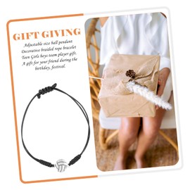 TEHAUX 6pcs Bracelets for Teenagers Stylish Boy Girl Bracelet Ornaments Decorative Volleyball Pendant for