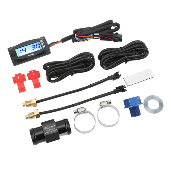 Oil Temperature Display, Water Temperature Meter, Oil Temperature Display, Waterproof