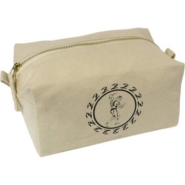 'Muscle Man' Canvas Wash Bag/Makeup Case (CS00036354)