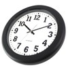 Caysie 12 Inch Sealed Indoor Outdoor Clock Waterproof, Silent Battery