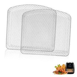 HEISENLIN Air Fryer Dehydrator Rack for Chefman 6.3QT 4-In-1 Digital Air Fryer Oven, Premium Oven Shelf Grill Crisper Plate Tray Insert Grate Rack Grid for Chefman 6.3QT Air Fryer, Dishwasher Safe