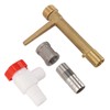 Quick Coupler Valve Key G3/4 Brass Efficient Garden Hose Underground