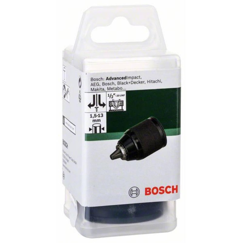Bosch Accessories 2609256D95 Keyless Chuck 1.5 mm - 13 mm