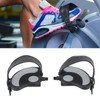2PCS Exercise Bike Pedals with Straps PP PVC Stainless Steel