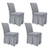 NICEEC High Stretch Chair Covers for Dining Chairs Covers Set